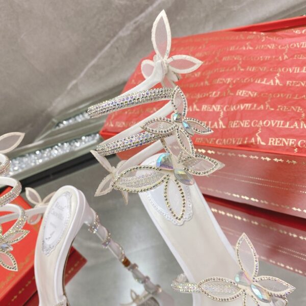 sy_no_3CB0F799CDDC1B88AF3EEECA1B366273_6 White Crystal Butterfly Spiral High-Heel Sandals