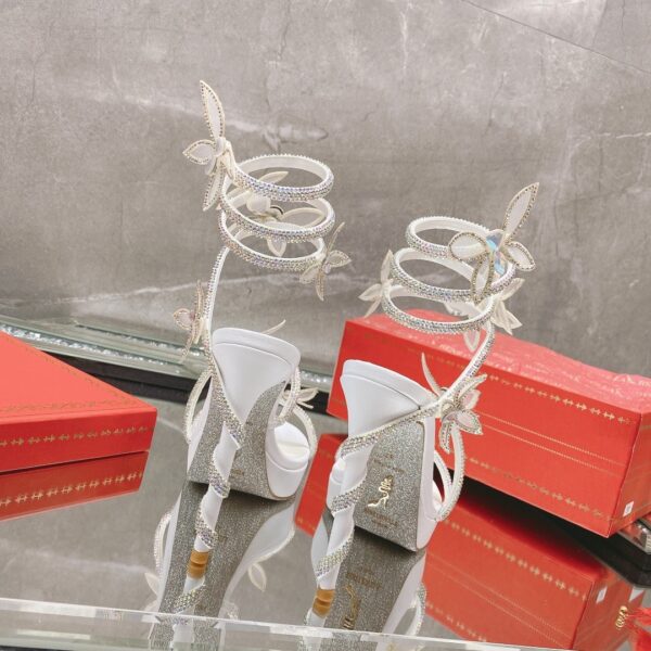 sy_no_3CB0F799CDDC1B88AF3EEECA1B366273_7 White Crystal Butterfly Spiral High-Heel Sandals