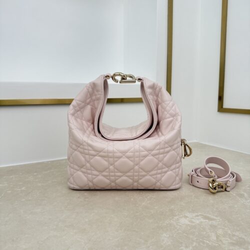 sy_no_3D7F6DCE22EEC9E5BC4CCE63A82249B5_0 Toujours Hobo Mini Bag – Sakura Pink Lambskin