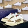 Gucci Mac8 Cream White GG Canvas Low-Top Sneakers