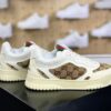 Gucci Mac8 Cream White GG Canvas Low-Top Sneakers