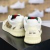 Gucci Mac8 Cream White GG Canvas Low-Top Sneakers