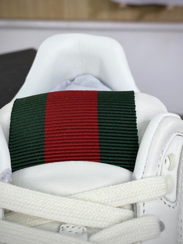 Gucci Mac8 Cream White GG Canvas Low-Top Sneakers