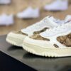 Gucci Mac8 Cream White GG Canvas Low-Top Sneakers