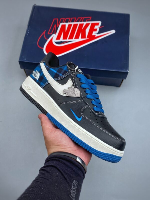 Nike Air Force 1 Low Custom Concept – Black & Blue Plaid Outdoor Edition