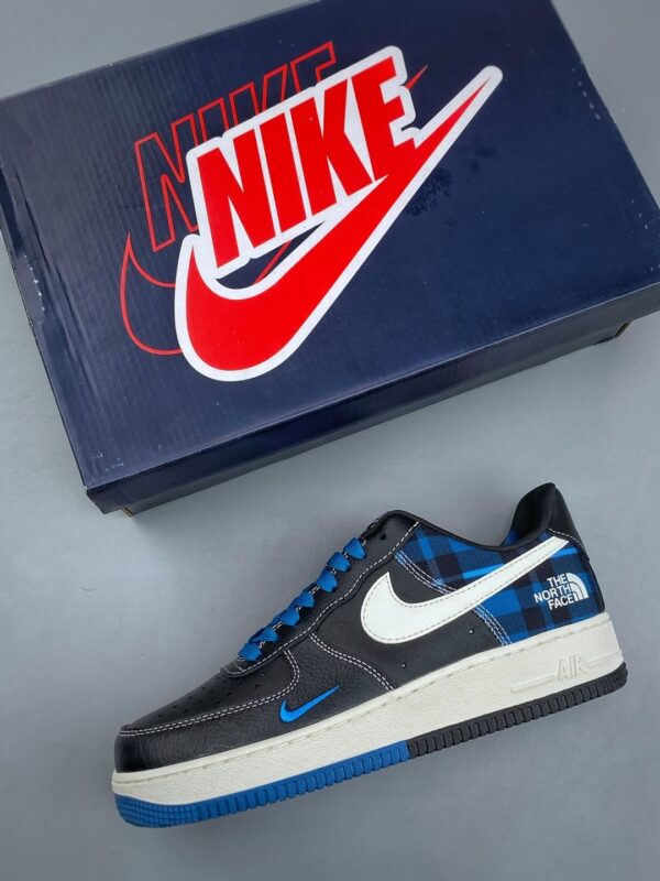Nike Air Force 1 Low Custom Concept – Black & Blue Plaid Outdoor Edition