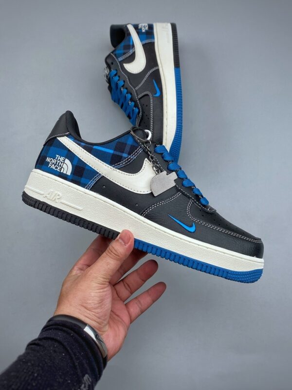 Nike Air Force 1 Low Custom Concept – Black & Blue Plaid Outdoor Edition
