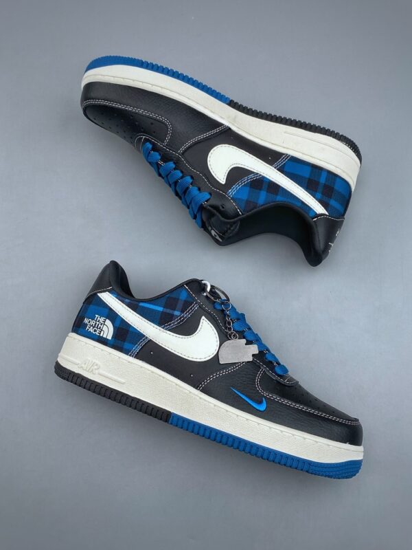 Nike Air Force 1 Low Custom Concept – Black & Blue Plaid Outdoor Edition