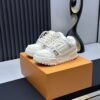Louis Vuitton LV Trainer Maxi Triple White Chunky Sneakers