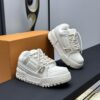 Louis Vuitton LV Trainer Maxi Triple White Chunky Sneakers