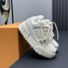 Louis Vuitton LV Trainer Maxi Triple White Chunky Sneakers