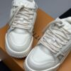 Louis Vuitton LV Trainer Maxi Triple White Chunky Sneakers