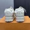 Louis Vuitton LV Trainer Maxi Triple White Chunky Sneakers