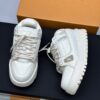 Louis Vuitton LV Trainer Maxi Triple White Chunky Sneakers