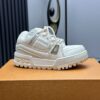 Louis Vuitton LV Trainer Maxi Triple White Chunky Sneakers