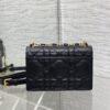 sy_no_400614C395759D368EEDFE8D213B9CD2_3 Dior Women's Black Mini Shoulder/Crossbody Bag with Oversized Cannage Pattern and Twist-Lock CD Clasp