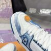 sy_no_402814CBC92AB4292BD5E1CB95C1D741_6 Louis Vuitton LV Trainer Washed Blue Denim & White Leather Retro Sneakers