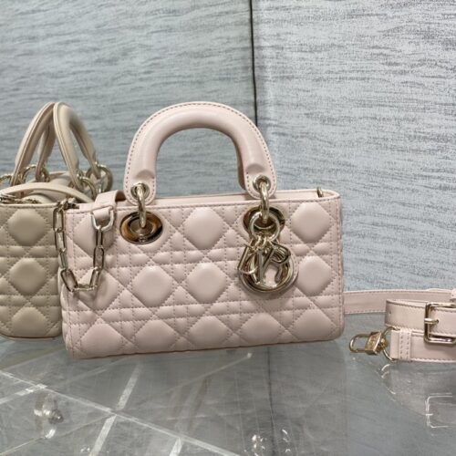 sy_no_4028DE3A40B29D61ACC8C32227EEBB32_0 Dior New D-Joy Horizontal Mini Lady Dior Quilted Chain Bag (Crossbody/Shoulder)