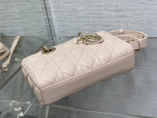 sy_no_4028DE3A40B29D61ACC8C32227EEBB32_6 Dior New D-Joy Horizontal Mini Lady Dior Quilted Chain Bag (Crossbody/Shoulder)