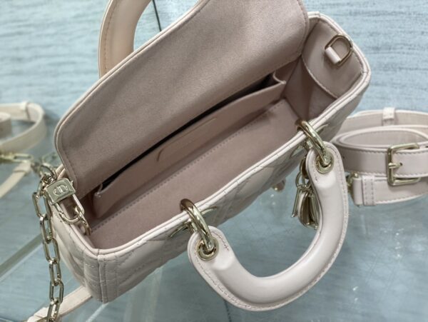 sy_no_4028DE3A40B29D61ACC8C32227EEBB32_7 Dior New D-Joy Horizontal Mini Lady Dior Quilted Chain Bag (Crossbody/Shoulder)