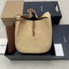 sy_no_407CF9FB5B4BAB89E275E9A815966CB2_0 YSL Large Woven Hobo Bag – Beige, Brown & Gold
