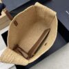 sy_no_407CF9FB5B4BAB89E275E9A815966CB2_6 YSL Large Woven Hobo Bag – Beige, Brown & Gold