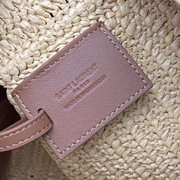 sy_no_407CF9FB5B4BAB89E275E9A815966CB2_7 YSL Large Woven Hobo Bag – Beige, Brown & Gold