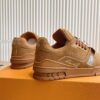 sy_no_40ADEDD88825A5E85A0387811C55479E_3 Louis Vuitton LV Trainer Tan Brown Leather Retro Sneakers