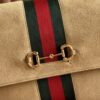 sy_no_40B40DAD48BD98FBC4C1CA2ED9DFF174_4 Generation Horsebit Top-Handle Suede Bag