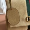 sy_no_40B40DAD48BD98FBC4C1CA2ED9DFF174_6 Generation Horsebit Top-Handle Suede Bag