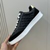 sy_no_40D5B49168FC0390CA611C00AFEA2466_8 Black & Light Grey Embossed Suede Derby Sneakers