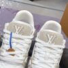 Louis Vuitton LV Trainer Maxi Cream & Oat Khaki Mixed-Material Sneakers