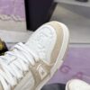 Louis Vuitton LV Trainer Maxi Cream & Oat Khaki Mixed-Material Sneakers