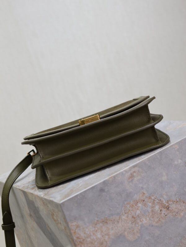 sy_no_40F3FF657CA51BD330CDB62EEA049CF3_6 YSL Solferino Shoulder Bag – Green Suede & Leather