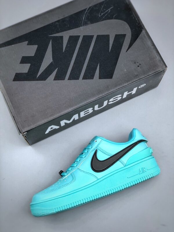 AMBUSH x Nike Air Force 1 Low Custom – Tiffany Blue / Black Sneakers