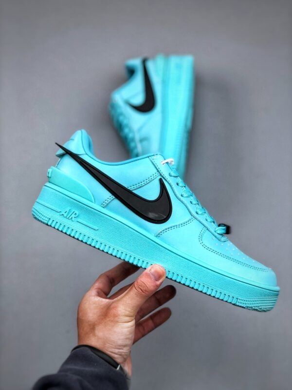 AMBUSH x Nike Air Force 1 Low Custom – Tiffany Blue / Black Sneakers