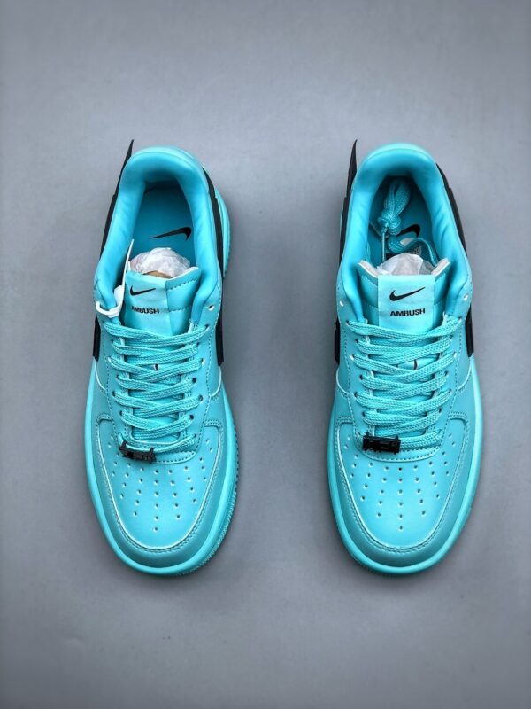 AMBUSH x Nike Air Force 1 Low Custom – Tiffany Blue / Black Sneakers