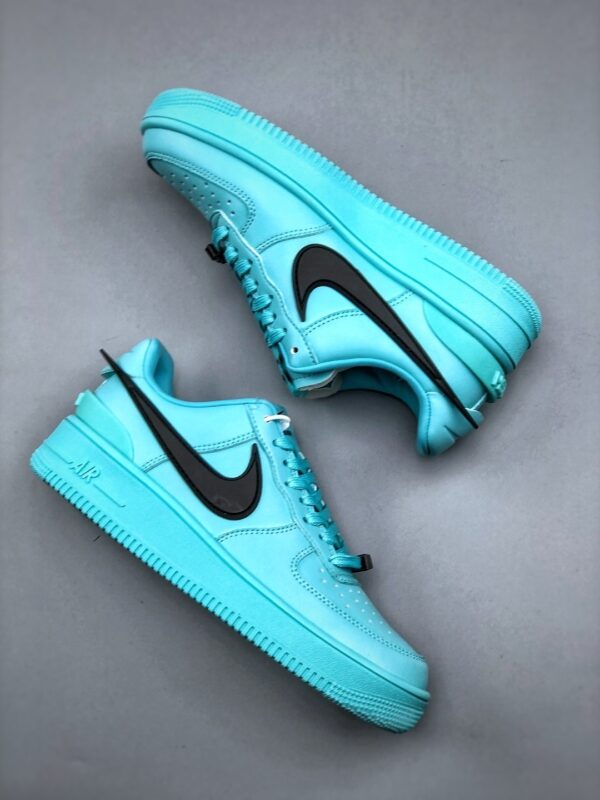AMBUSH x Nike Air Force 1 Low Custom – Tiffany Blue / Black Sneakers