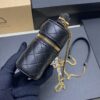 sy_no_42D09D6BB78B4EEFA36A522B89110009_2 Gaby Mini Pouch – Black Lambskin & Antique Gold