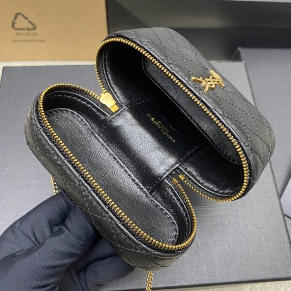 sy_no_42D09D6BB78B4EEFA36A522B89110009_7 Gaby Mini Pouch – Black Lambskin & Antique Gold