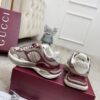 sy_no_43518FD671A4AD207A0A76CABA033507_5 Gucci Tech/Retro Runner Sneaker in Burgundy & Grey – Burgundy / Grey