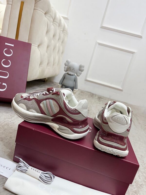 sy_no_43518FD671A4AD207A0A76CABA033507_5 Gucci Tech/Retro Runner Sneaker in Burgundy & Grey – Burgundy / Grey