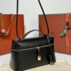 Loro Piana Extra Bag L27 Shoulder Bag – Saddle Leather (Black)