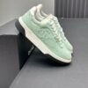 sy_no_4449A7B6A6E969B2FD0F499BEA9ACF3A_3 Mint Green Canvas Embroidered Low-Top Sneakers
