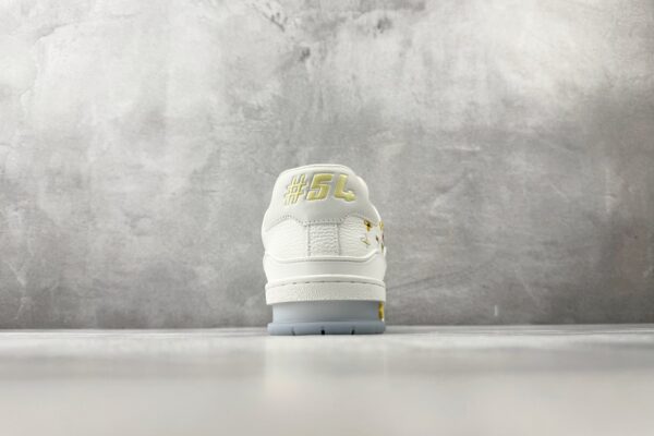 sy_no_446B88987F90505CC1E87EABD32AF0D3_8 Louis Vuitton LV Trainer White Leather Floral Embroidery Sneakers