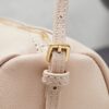 sy_no_44B455B1DF887477BD01847594F773E2_5 Beige Leather Cylindrical Underarm Shoulder Bag