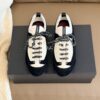 Chanel Retro Running Sneakers in Black & Beige