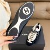 Chanel Retro Running Sneakers in Black & Beige