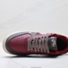 Stüssy x Nike Air Force 1 Low Custom – Burgundy / Brown / Silver / Blue