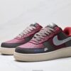 Stüssy x Nike Air Force 1 Low Custom – Burgundy / Brown / Silver / Blue